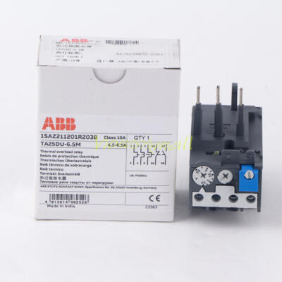 1PCS Neu ABB TA25DU-6.5M 4.5-6.5A 1SAZ211201R2038 Thermo Überlastrelais