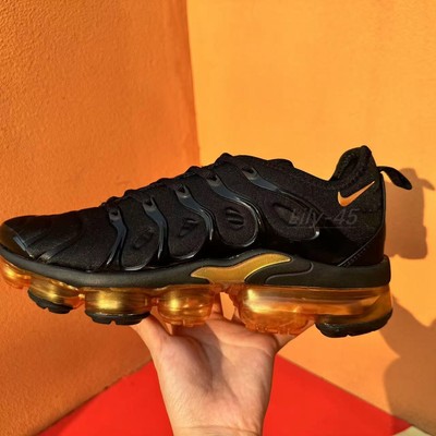 FF Black -Gold Nike Air VaporMax TN Plus Shoes