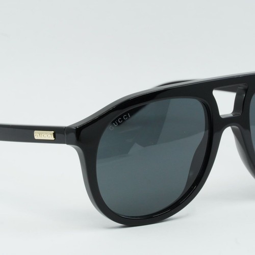 Pre-owned Gucci Gg1320s 004 Black/grey 54-19-145 Sunglasses In Gray