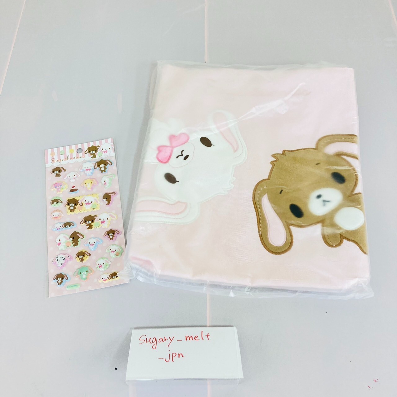 Sanrio Sugar bunnies Sugarbunnies Tote Bag Seal Heisei Retro Sanrio Sugar bunnies Sugarbunnies Tote Bag Seal Heisei Retro