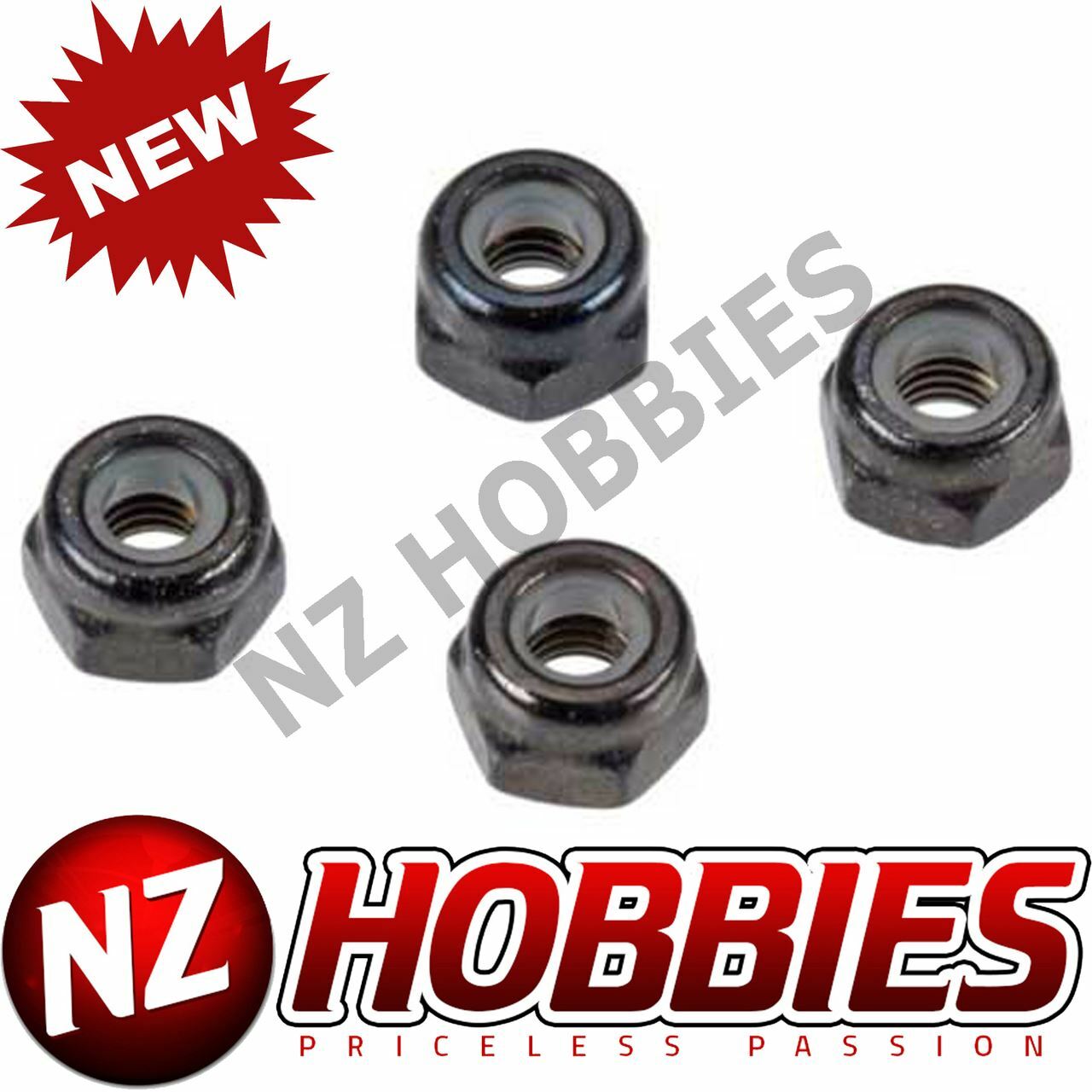 ARRMA AR715001 Nylon Nut 3mm (4) KRATON/OUTCAST/SENTON/TALION