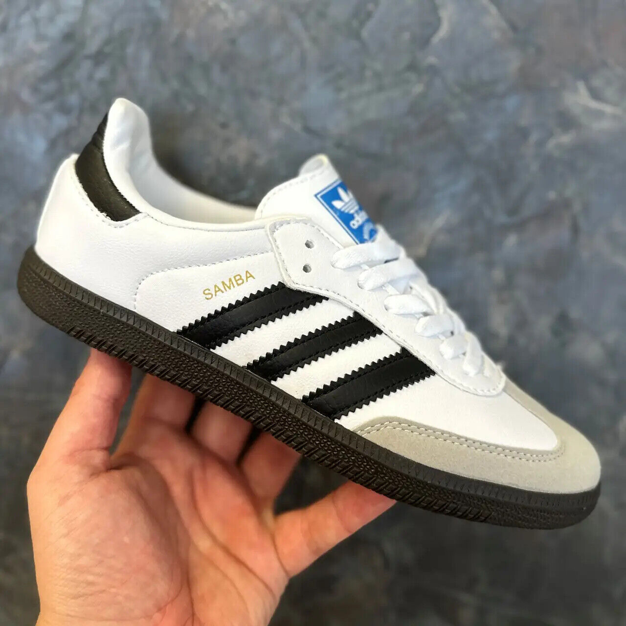 Adidas Samba OG Cloud White Core Black - ALL Sizes - B75806 Adidas Samba OG Cloud White Core Black - ALL Sizes - B75806