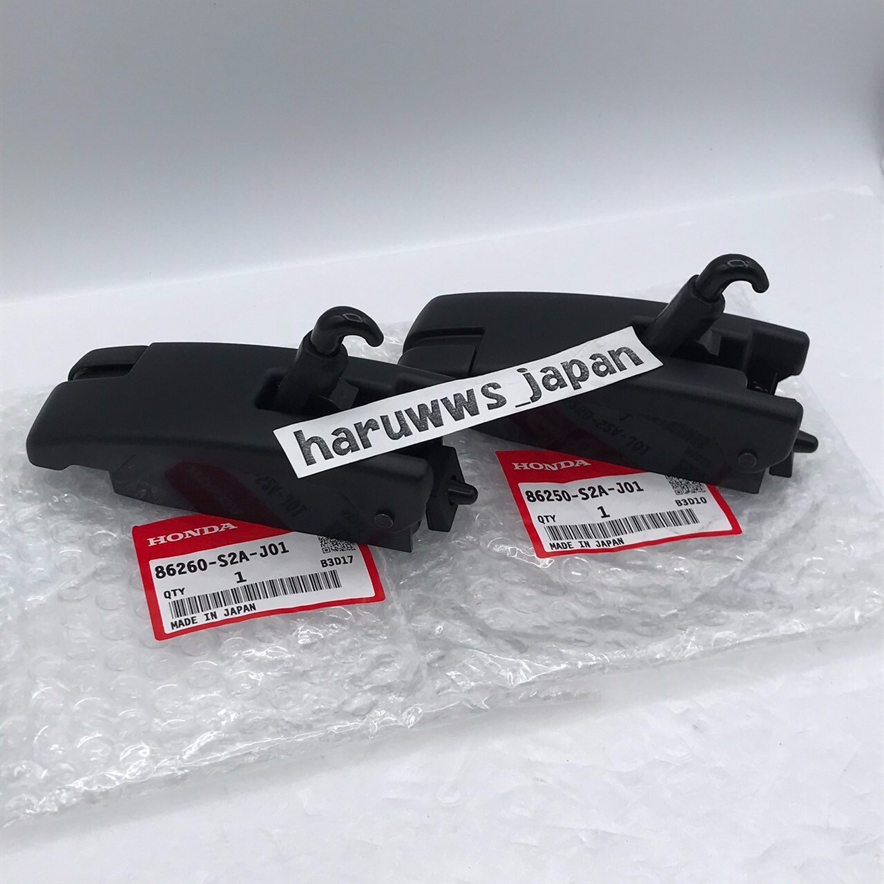 【未使用】S2000 ハードトップ用ハンドルロックASSY 左右セット Honda S2000 AP1 AP2 Soft Top Roof Lock Latch Handle Left