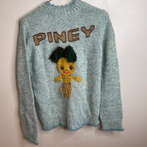 Hysteric Glamour Grunge Pops Cowichan Cardigan Sweater Small Hysteric Glamour Grunge Pops Cowichan Cardigan Sweater Small