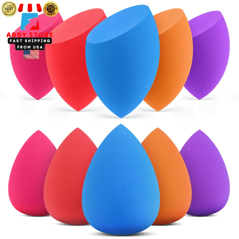 10 Pcs Makeup Sponge Makeup Sponges Blender Foundation Blending Puff Flawless 🔥