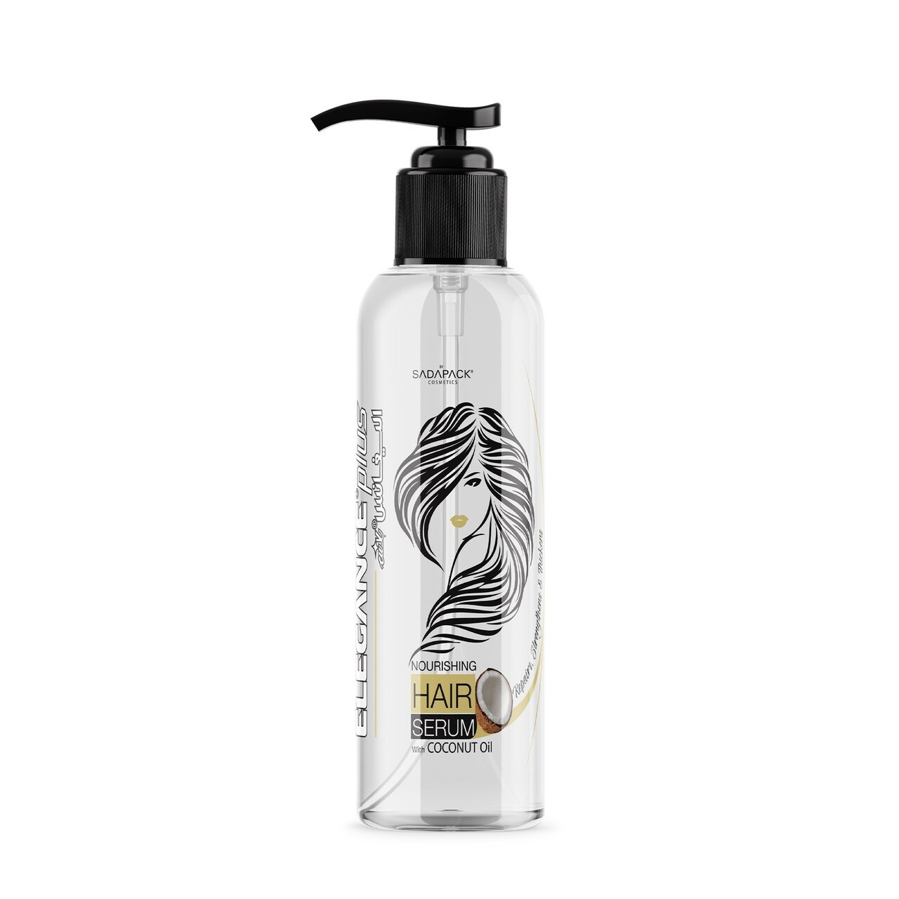 ELEGANCE PLUS ПИТАТЕЛЬНАЯ СЫВОРОТКА ДЛЯ ВОЛОС КОКОСОВОЕ МАСЛО 10.14oz 300ML