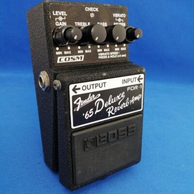 Boss FDR-1 '65 Fender Deluxe Reverb Amp Effects Pedal from