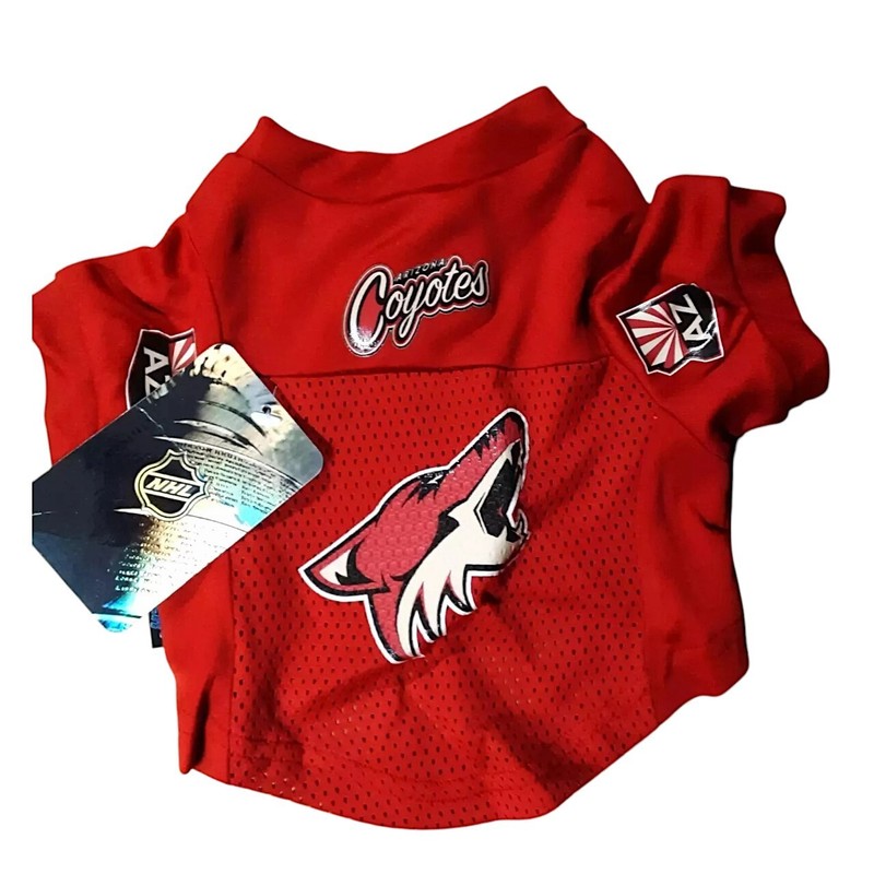 Arizona Coyotes Hockey Dog Jersey Size Small Sports Team Nwt