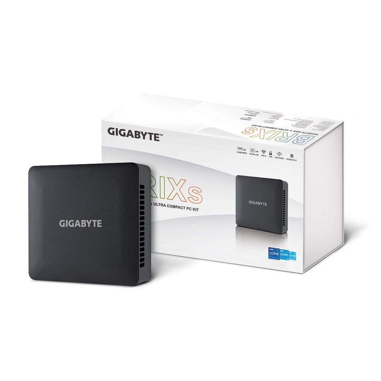 Gigabyte Intel Core i7-1355U Processor Mini-PC Tall Barebone Black GB-BRi7H-1355 Gigabyte Intel Core i7-1355U Processor Mini-PC Tall Barebone Black GB-BRi7H-1355