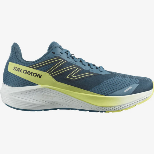 

Мужские кроссовки Salomon AERO Blaze, синий пепел/солнечный лайм, 11,5 D средний США, Blue ashes/sun lime