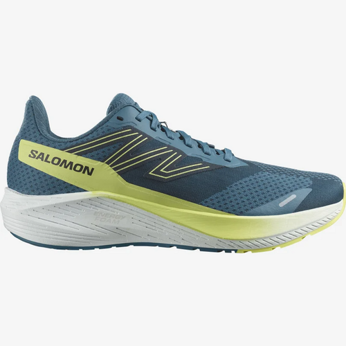 Мужские кроссовки Salomon AERO Blaze, синий пепел/солнечный лайм, 11,5 D средний США