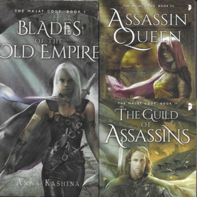 Lot of 3 Majat Code Books by Anna Kashina Assassin Queen Guild of the Assassin