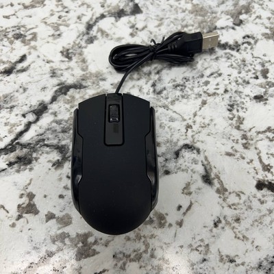 Generic Wired USB Optical Mouse - Tested & Working