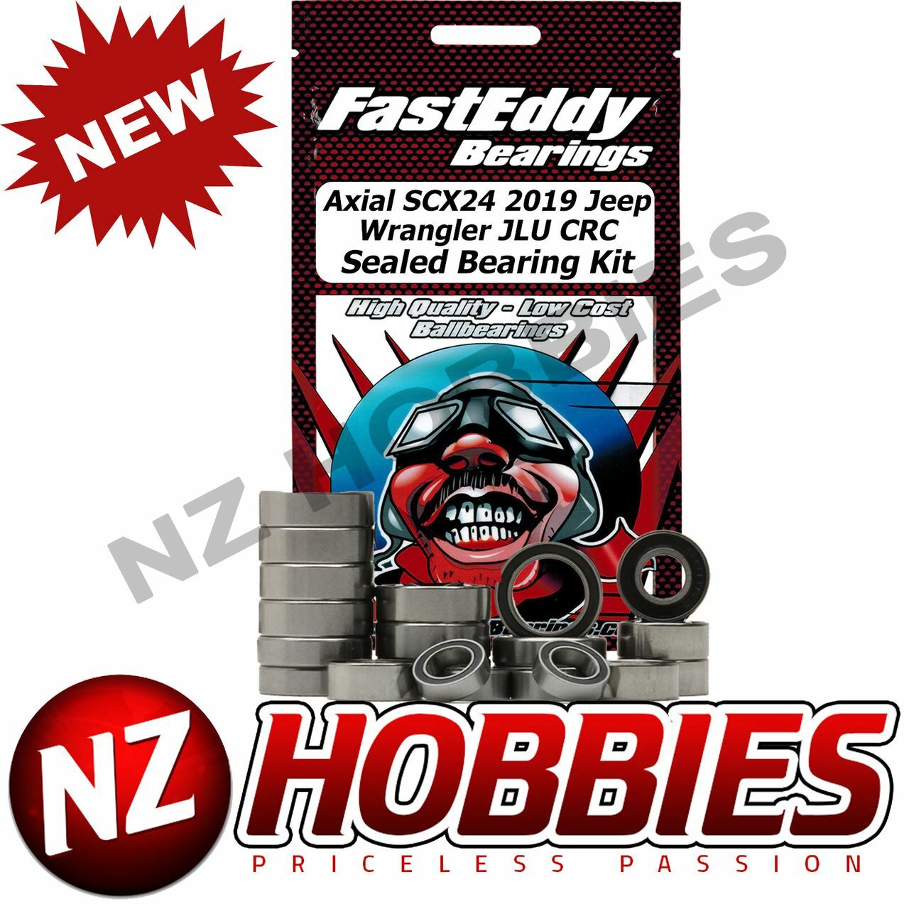 Fast Eddy TFE6524 Axial SCX24 2019 Wrangler JLU CRC Sealed Bearing Kit