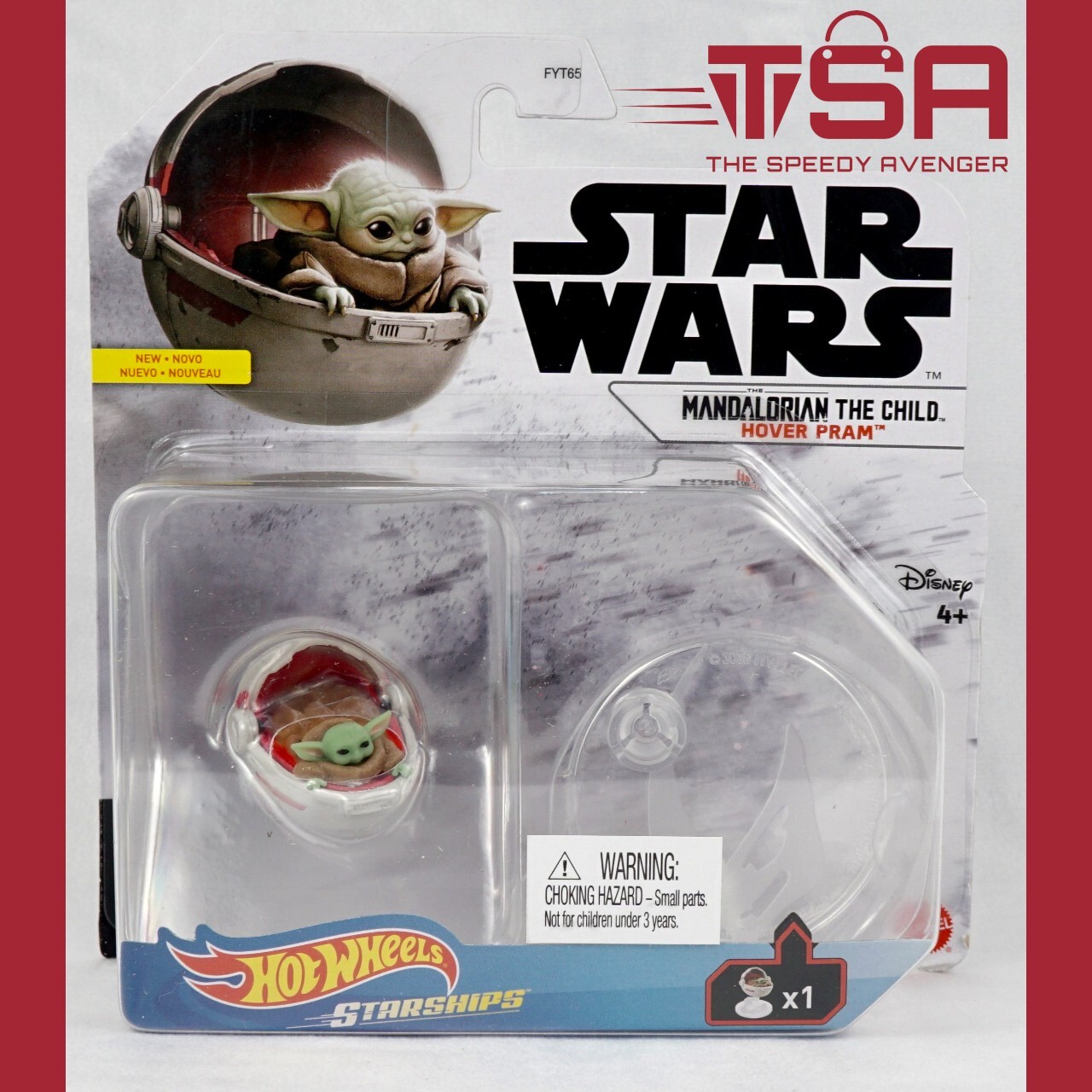 Hot Wheels Star Wars The Child Baby Yoda Grogu Hover Pram The Mandalorian with F