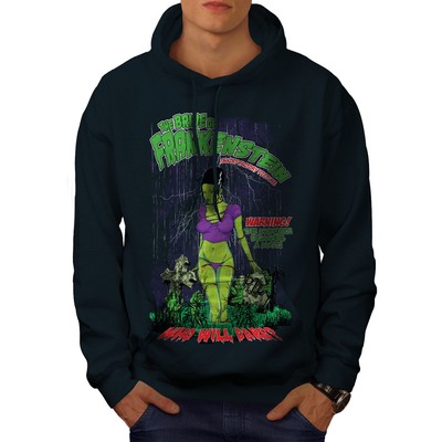Wellcoda Frankenstein Bride Monster Mens Hoodie