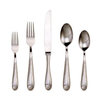 Williams Sonoma Hammered Flatware Service for 8 (323980)