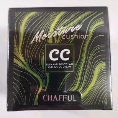 Chafful Moisture Cushion CC Silky & Smooth Air Cusion CC Cream SEALED In Box