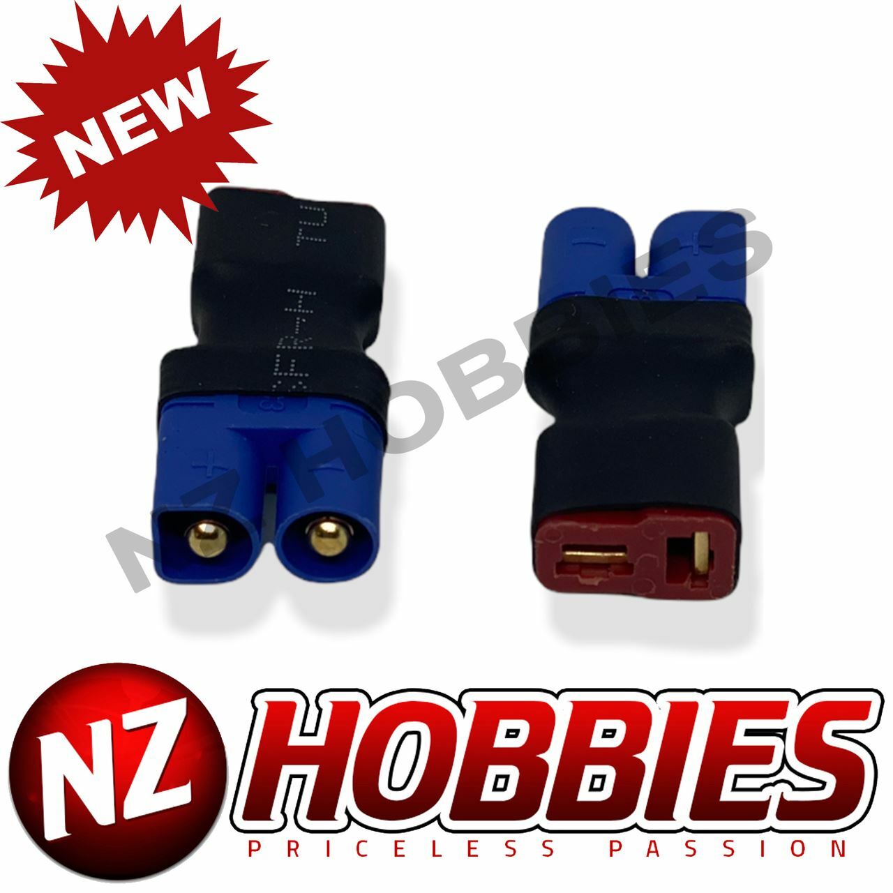 NZH RC Deans-type Female to EC3 Male Conversion Adapter (1pc) # NZ-DEANSF2EC3M
