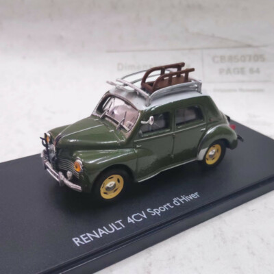 ELIGOR  1/43 Diecast Model Renault 4CV Sport d`Hiver