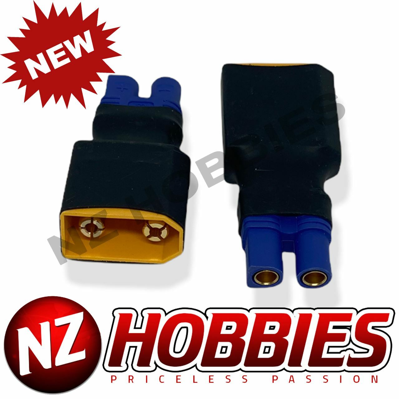 NZH RC EC3 Female to XT90 Male Conversion Adapter (1pc) # NZ-EC3F2XT90M