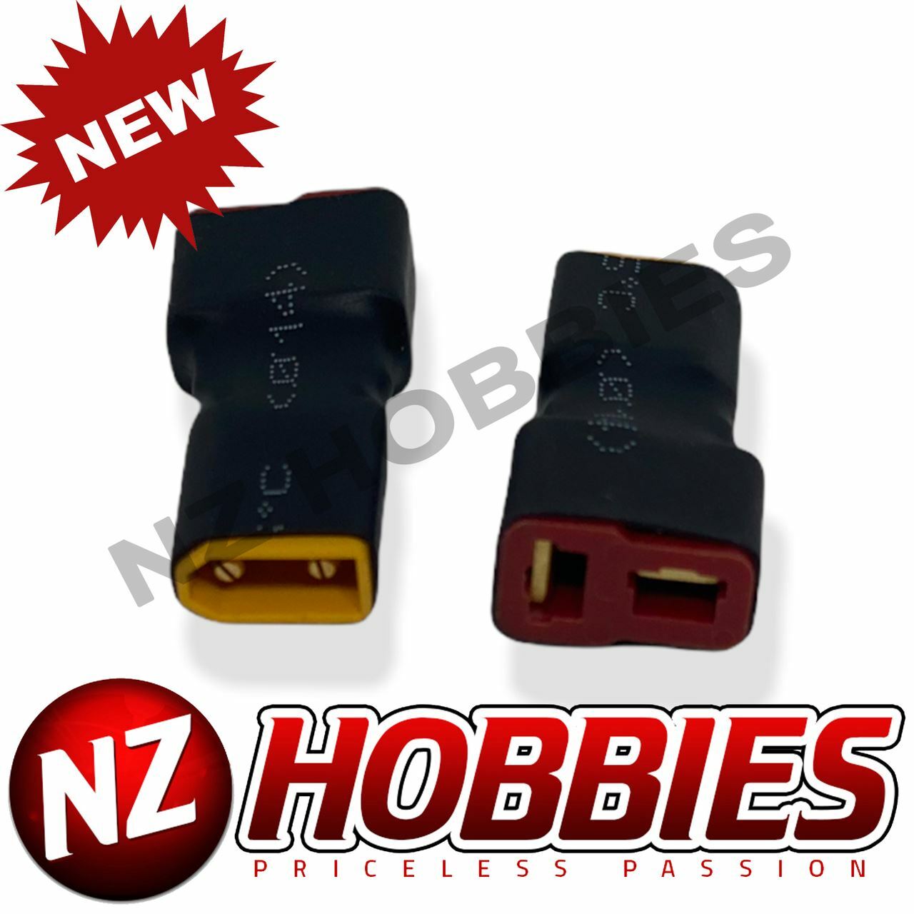 NZH RC Deans-type Female to XT30 Male Conversion Adapter (1pc) # NZ-DEANSF2XT30M