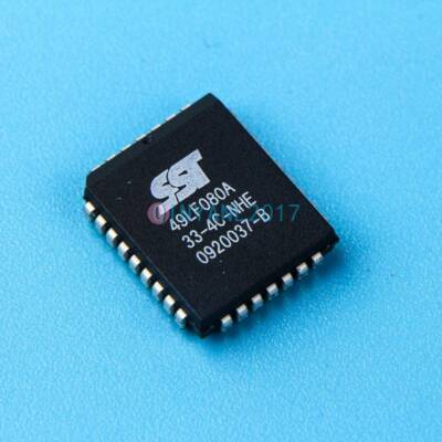 1PCS NEW SST49LF080A-33-4C-NHE IC FLASH 8MBIT 33MHZ 32PLCC Microchip