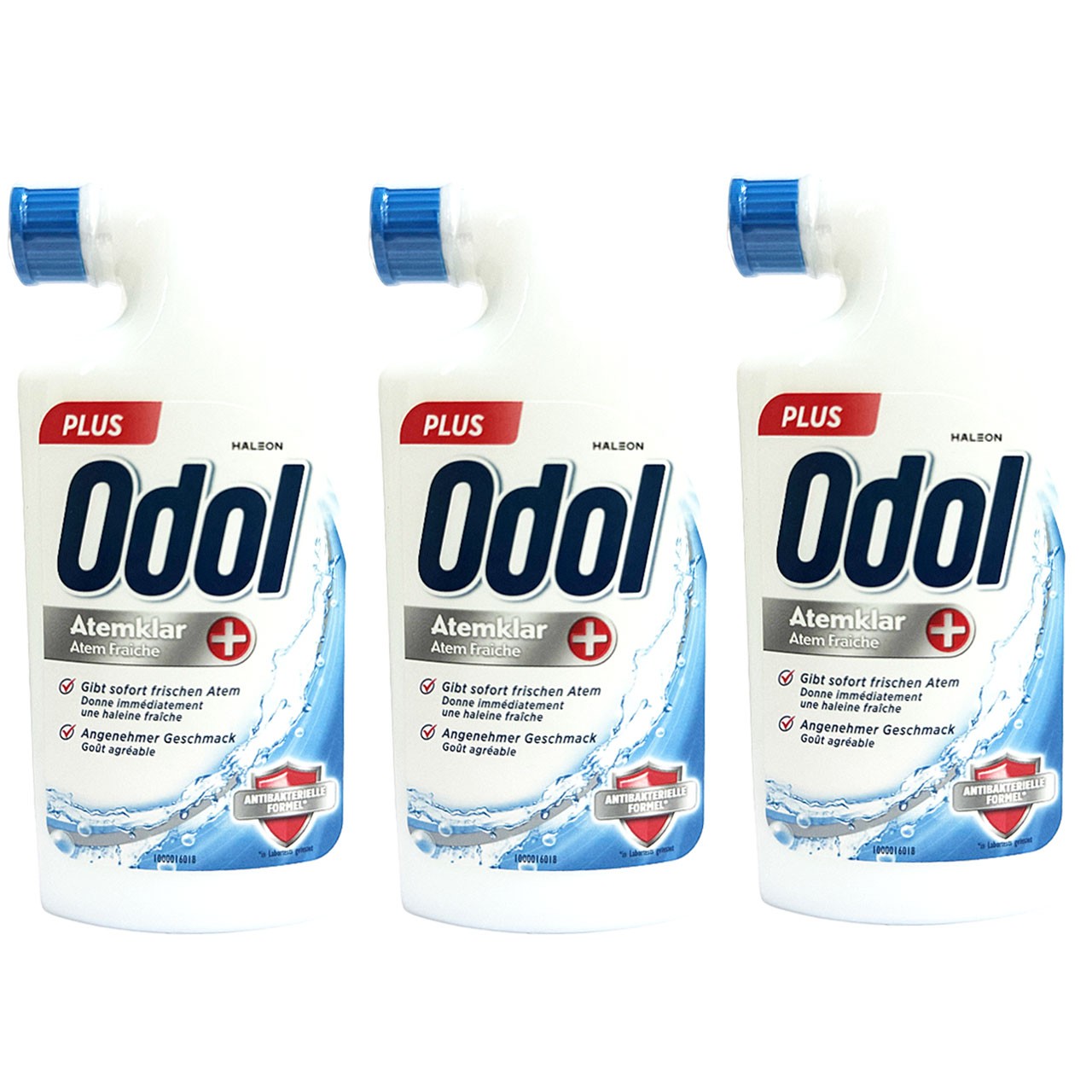 Odol Atemklar Plus Mundwasser Atemfrisch (3x 125ml)