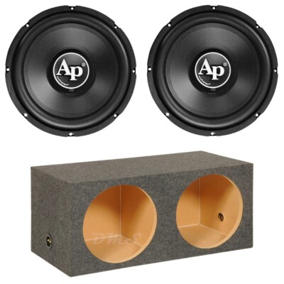 Audiopipe TS-PP2-15-D4 Package Dual 15'' 1500W D4 Ohm Subwoofers & HD Ported Box