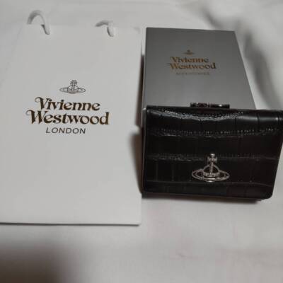 Vivienne Westwood archive skull Wallet ☆ Vivienne Westwood Skull Purse Folding Wallet Black No Box