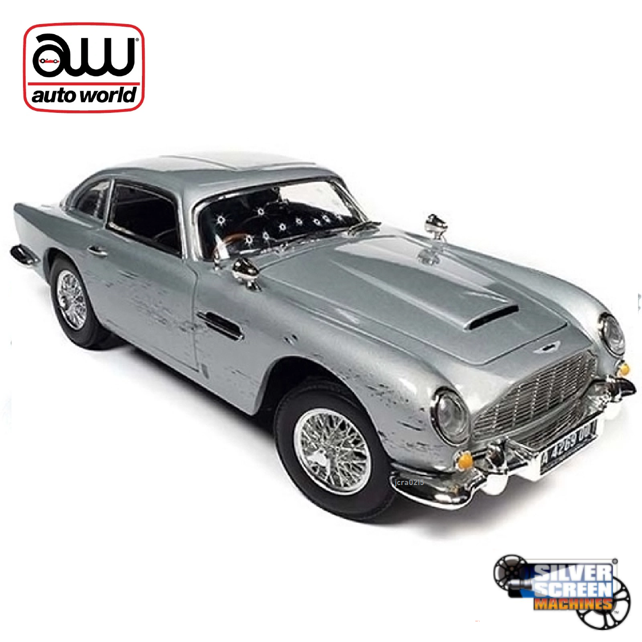 ASTON MARTIN DB5 007 1/18＋1:64 Auto World 1:18 James Bond 007 