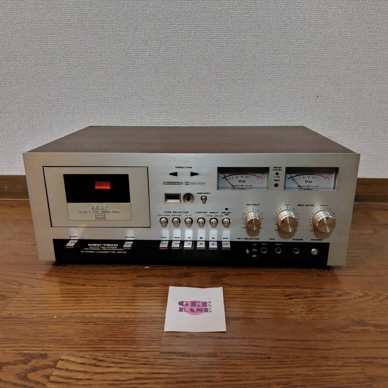 6569/ AKAI GXC-730D STEREO CASSETTE DECK ステレオカセットデッキ