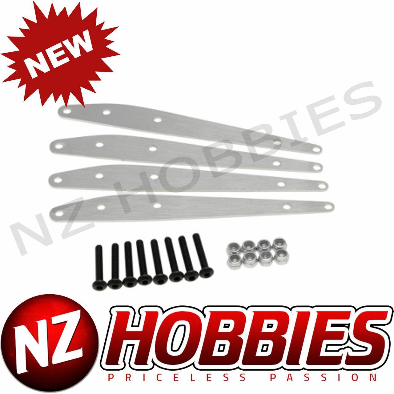 NZH Stainless Steel Blade Arm Reinforcement Kit for Axial 1/10 RBX10 Ryft RC Car
