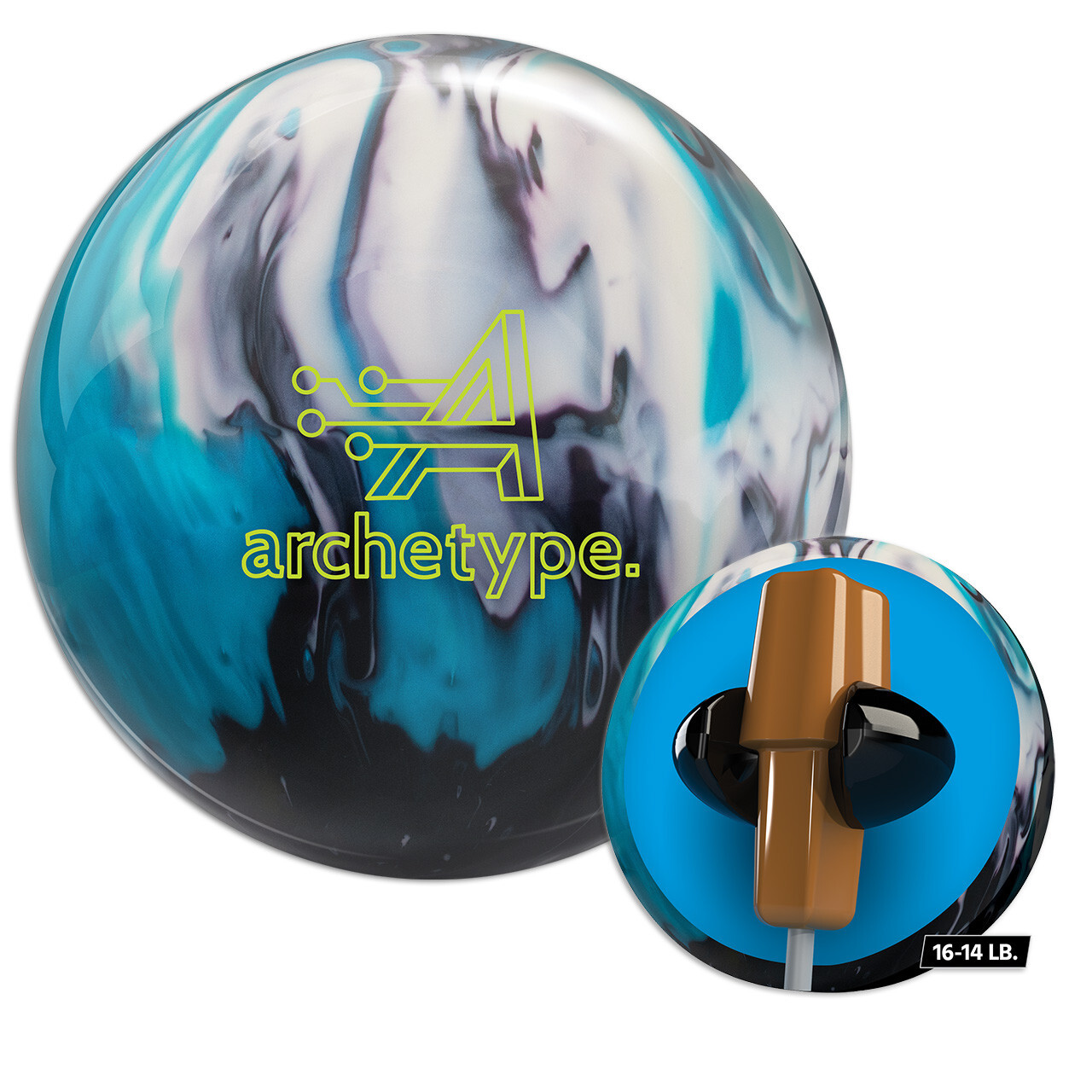 New Track Archetype Hybrid Bowling Ball | 1st Quality (13lb