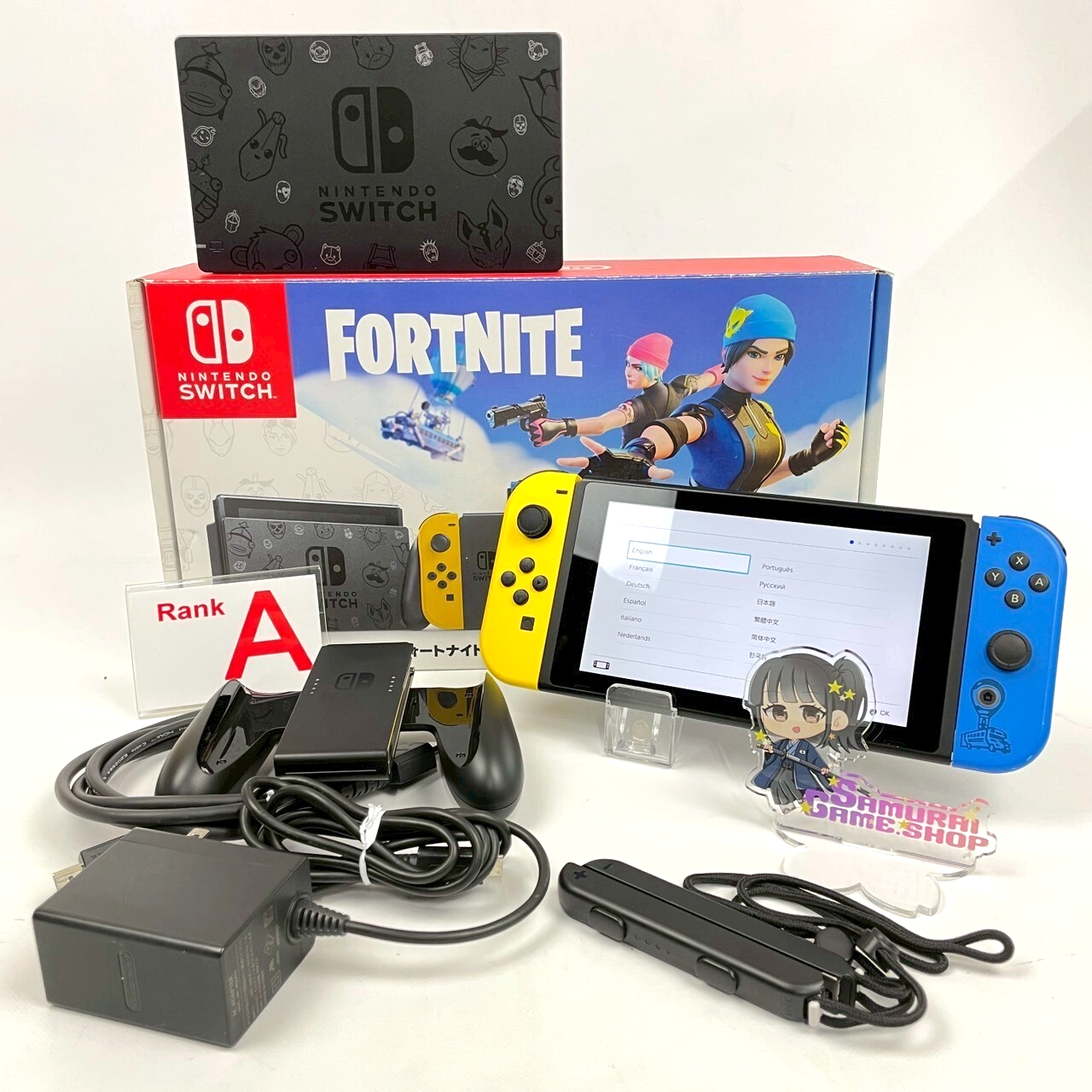 Nintendo Switch Fortnite Wildcat Edition HAC-001(-01) Console 1