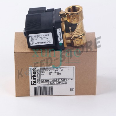 1PC Burkert 00221602 6213EV G1/2 24V Solenoid Valve New