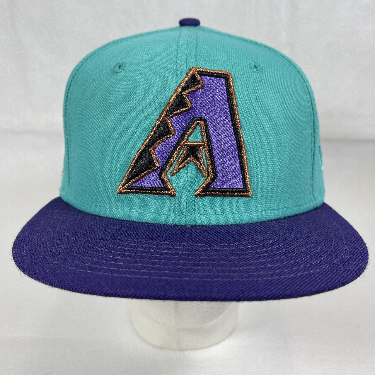 【海外限定】NEW ERA 59FIFTY Arizona Diamond Backs Gray&Neon New Era 59Fifty DIAMONDBACKS Turquoise INAUGURAL PATCH GREY