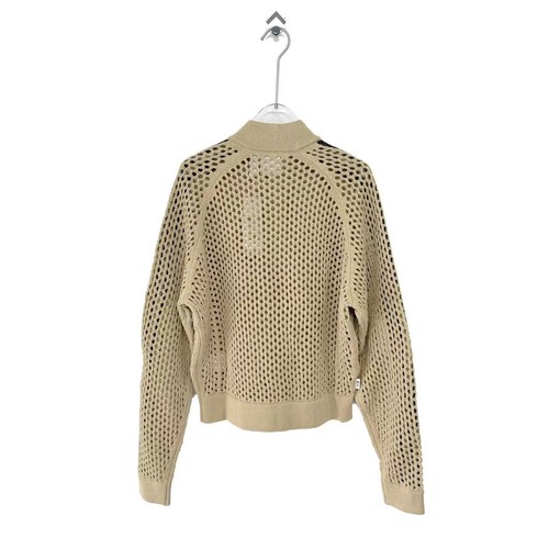 Pre-owned Adidas Originals X Clot Fw24 Collarless Knit Sweatshirt Unisex Brown