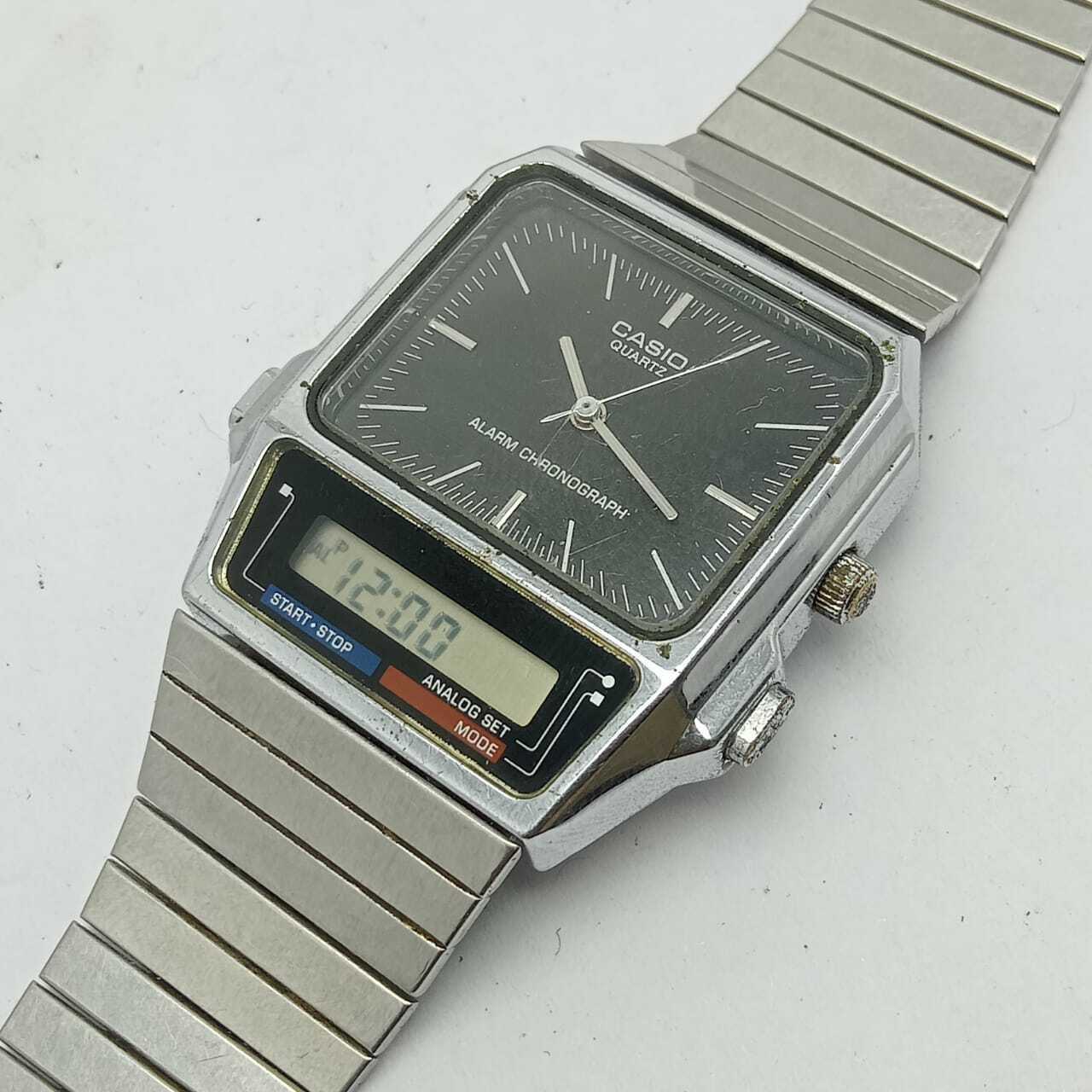 CASIO AQ-353W アナログとデジタル時計 AQ-353W CASIO アナログと