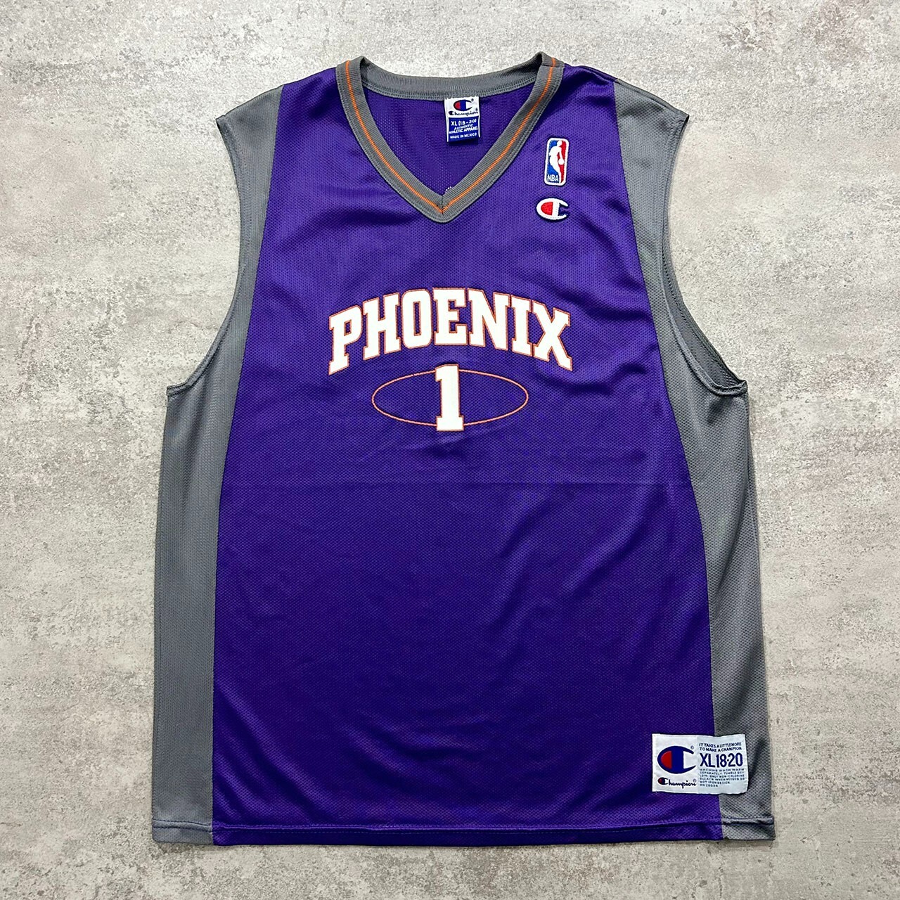 VTG 00s NBA PHOENIX SUNS PENNY HARDAWAY CHAMPION JERSEY SIZE