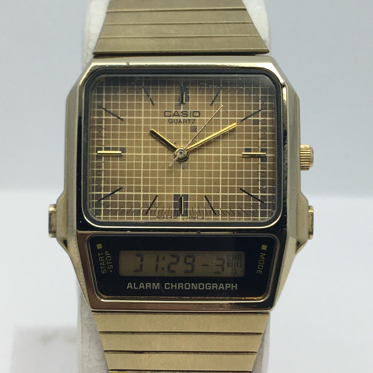 CASIO カシオ AQ-431 腕時計 アナデジ CASIO AQ-431/358