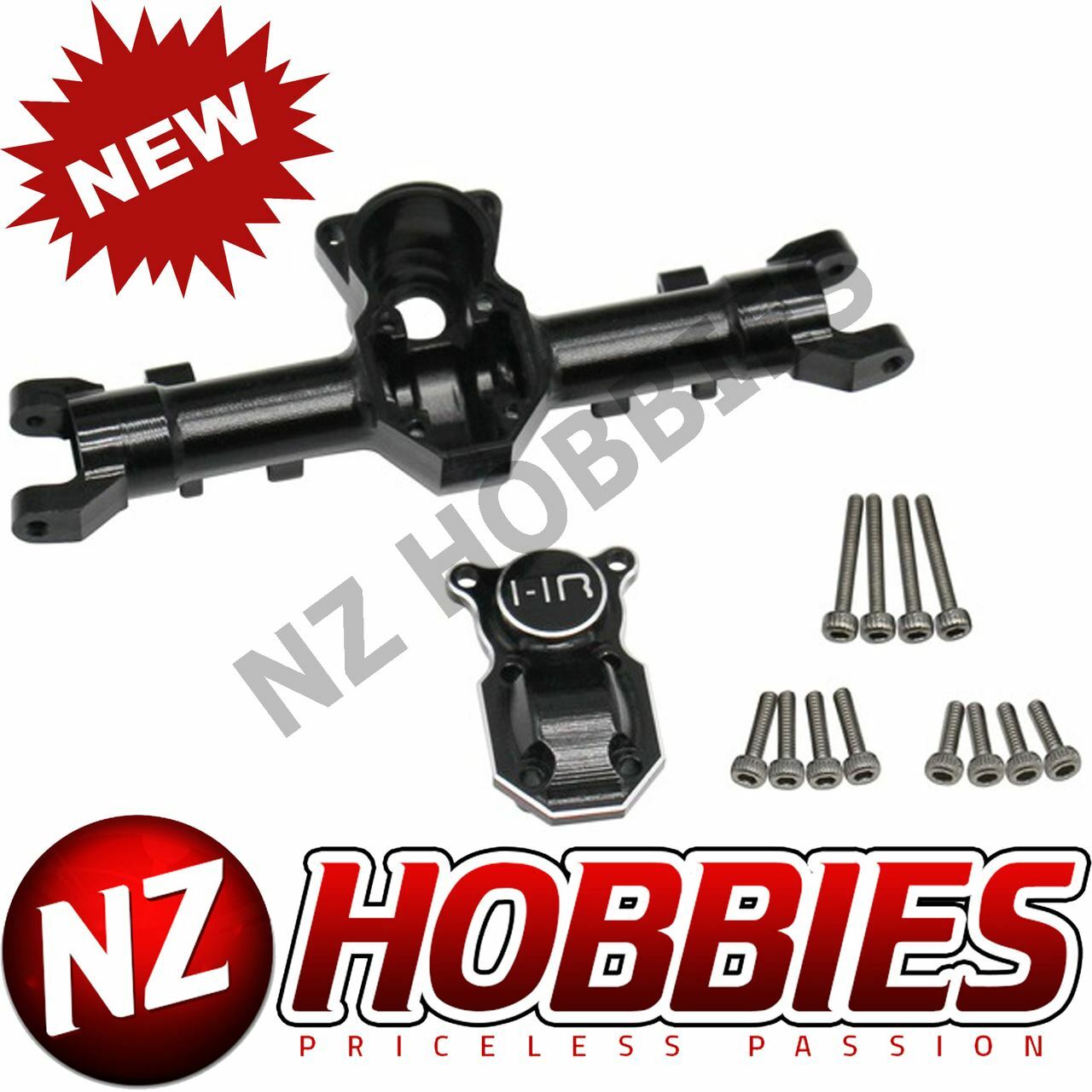 Hot Racing SXTF1201 Front Axle Aluminum Case Axial SCX24