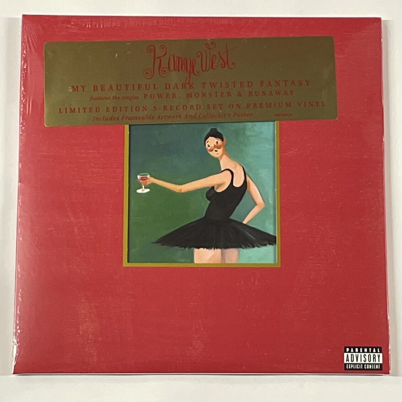 Kanye West My Beautiful Dark Twisted Fantasy 3LP Vinyl Kanye West My Beautiful Dark Twisted Fantasy 3LP Vinyl