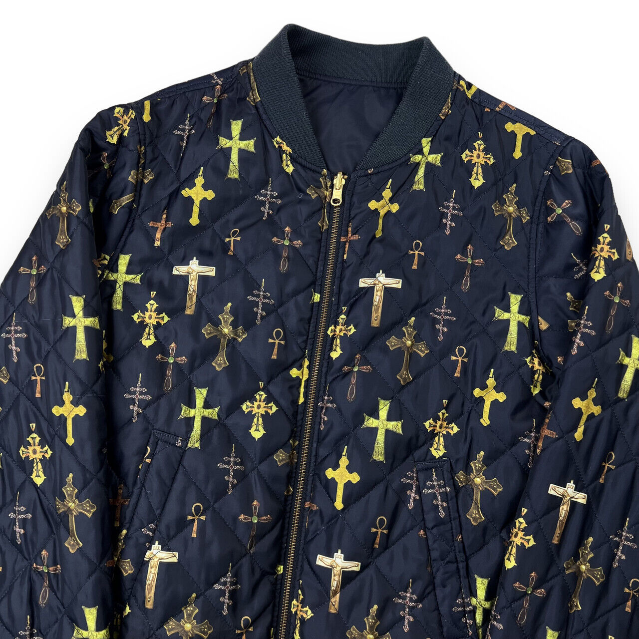 Supreme SS13 Crosses Reversible Navy Jacket | eBay Supreme SS13 Crosses Reversible Navy Jacket | eBay