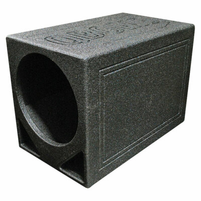 QBomb Single 12 Inch Turbo-Ported Vented Subwoofer Box Enclosure | 12'' Bass Box