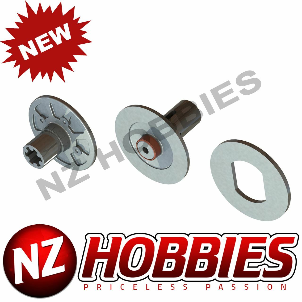ARRMA ARA310946 Slipper Plate & Hub Set : 1/8 Kraton / Outcast