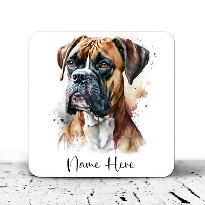 Drinks Coaster Personalised Dog Coaster Christmas Birthday Dog Lovers Pets Gift