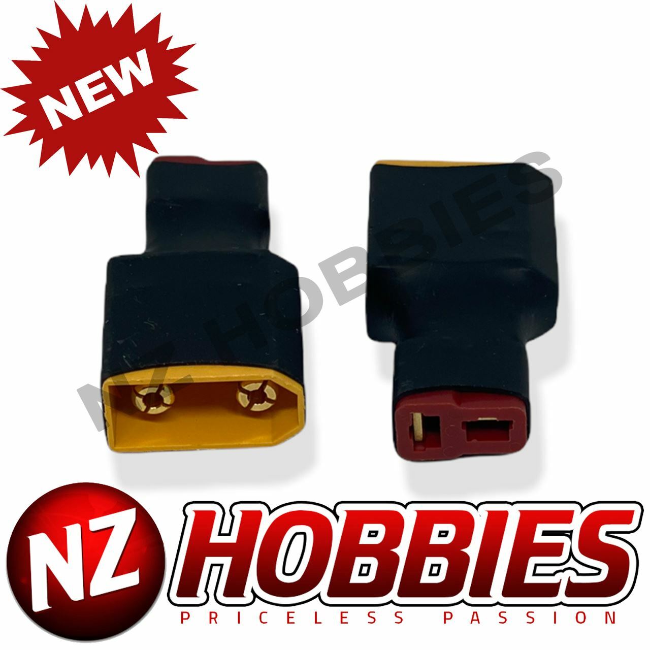 NZH RC Deans-type Female to XT60 Male Conversion Adapter (1pc)# NZ-DEANSF2XT60M