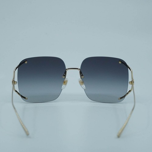 Pre-owned Gucci Gg0646s 001 Gold/grey 60-17-135 Sunglasses In Gray