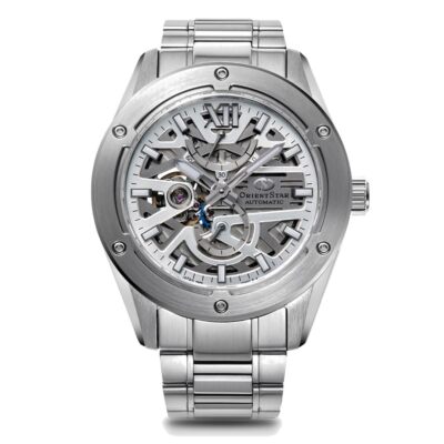 Pre-owned Orient Star Rk-bz0001s Avant-garde Skeleton Mechanical Automatic Watch 42.3mm